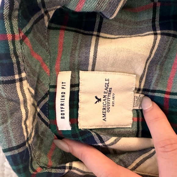 AE boyfriend fit flannel - Picture 4 of 4